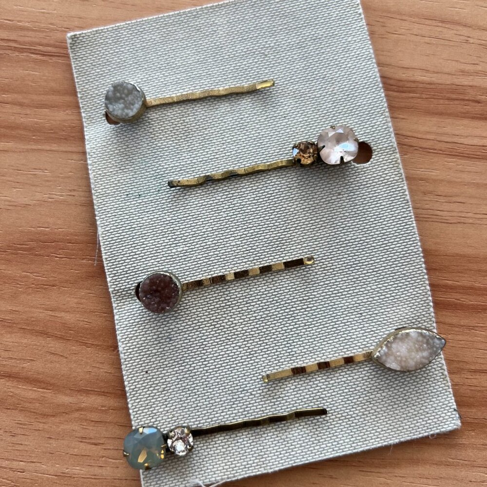 Anthropologie 5 Piece Bobby Pins - Dressy/Party Perfect